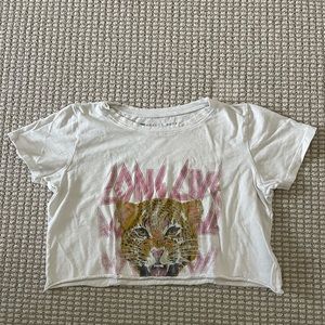 Long Live Rock & Roll Prince Peter Cropped T shirt Small